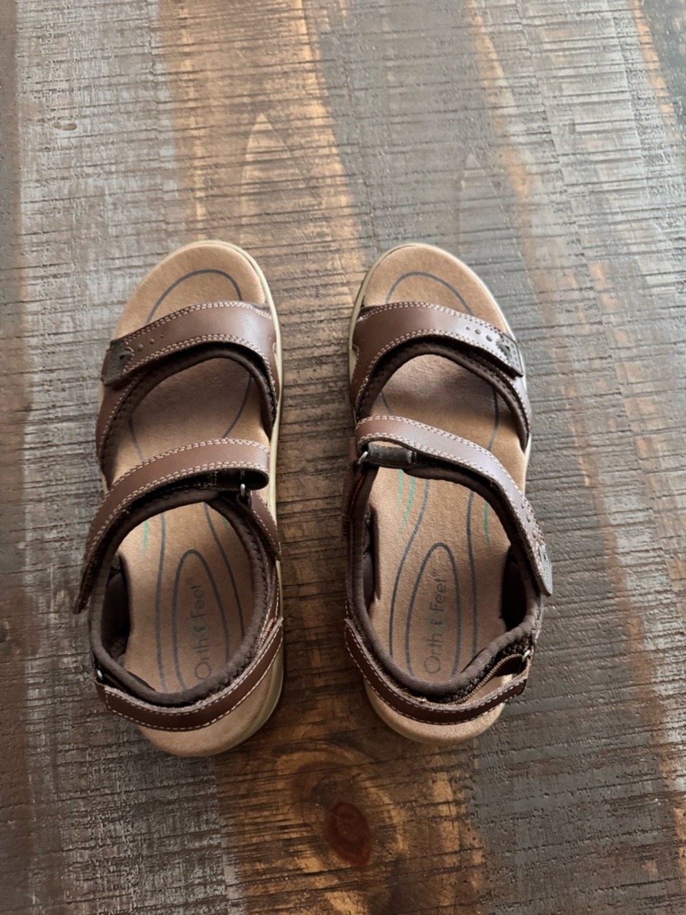 NWT Orthofeet Women's Orthopedic Malibu Adjustable Three-StrapSandal Size 8.5 - Picture 8 of 9